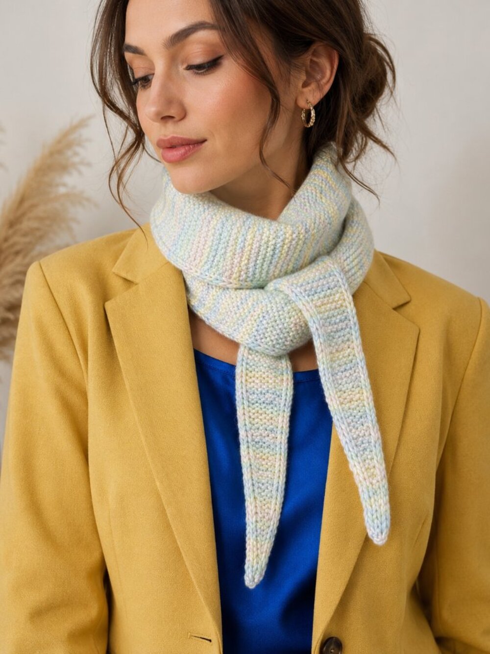 Mini Scarf Sophie Handmade Knit Scarf – Small Cozy Neck Accessory